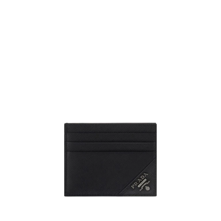 Black Calf Leather Bos Taurus Wallet - Men