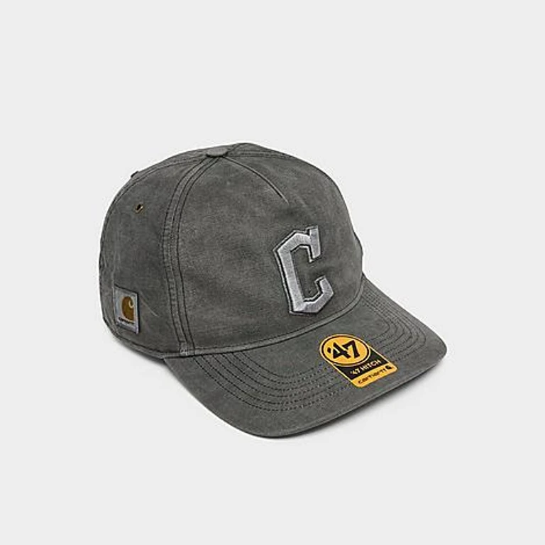 '47 x Carhartt Cleveland Guardians MLB HITCH Snapback Hat in Shadow
