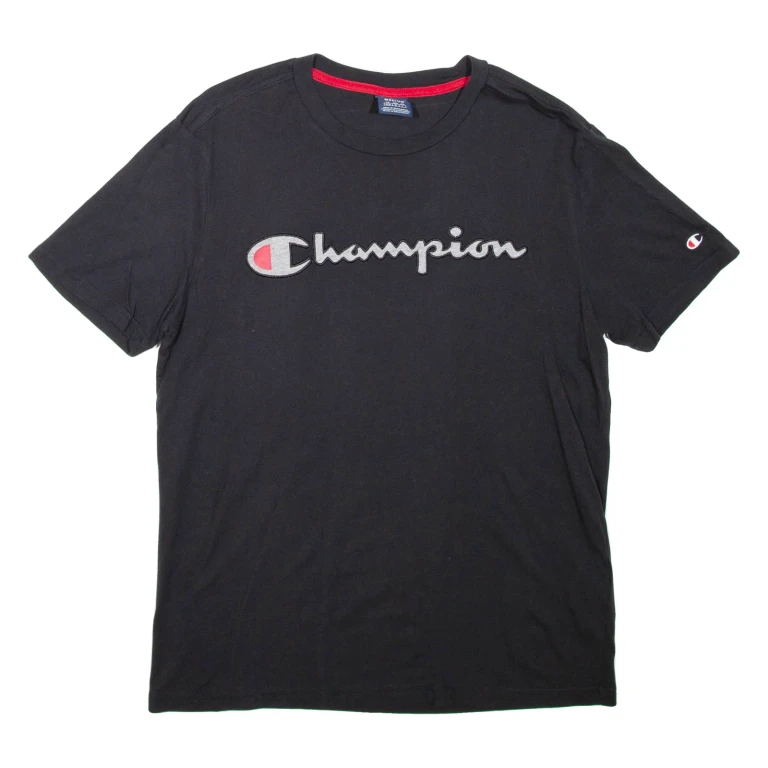 CHAMPION Mens T-Shirt Black M (II1-261024-5908)