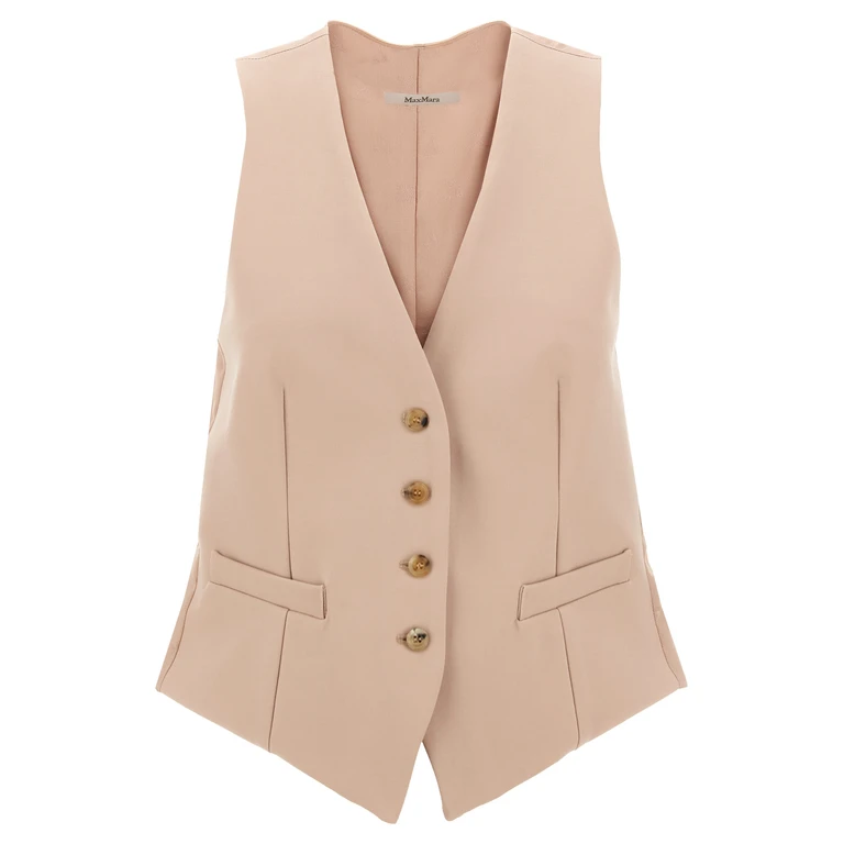 Max Mara Multicolor Acetate Sleeveless Jacket Clothing - Women