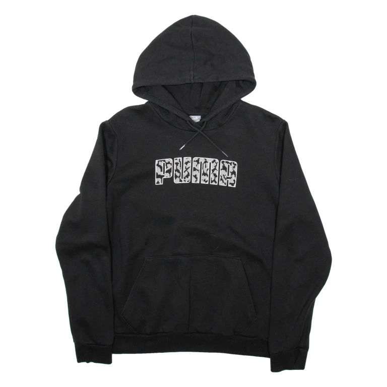 PUMA Womens Black Hoodie L