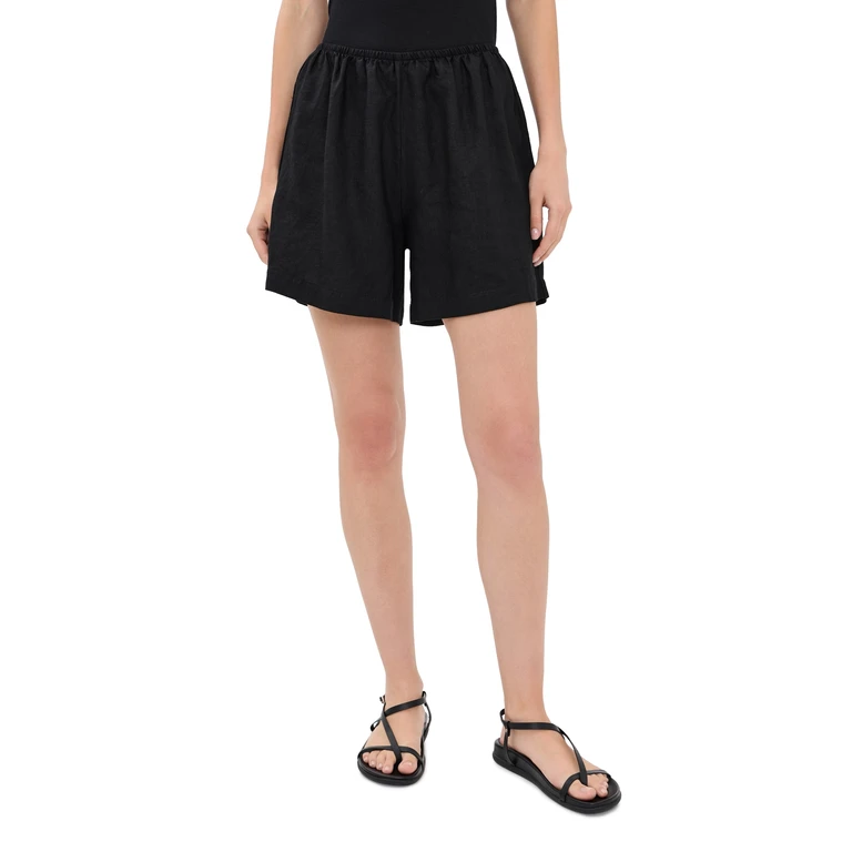 DONNI. The Linen Shorts Jet XXS
