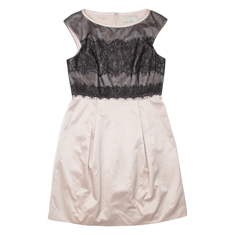 KAREN MILLEN Womens Day Dress Pink Sleeveless Short UK 12
