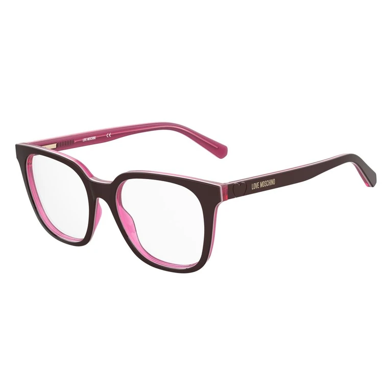 Love Moschino Burgundy Acetate Glasses (frames) Accessory - Women