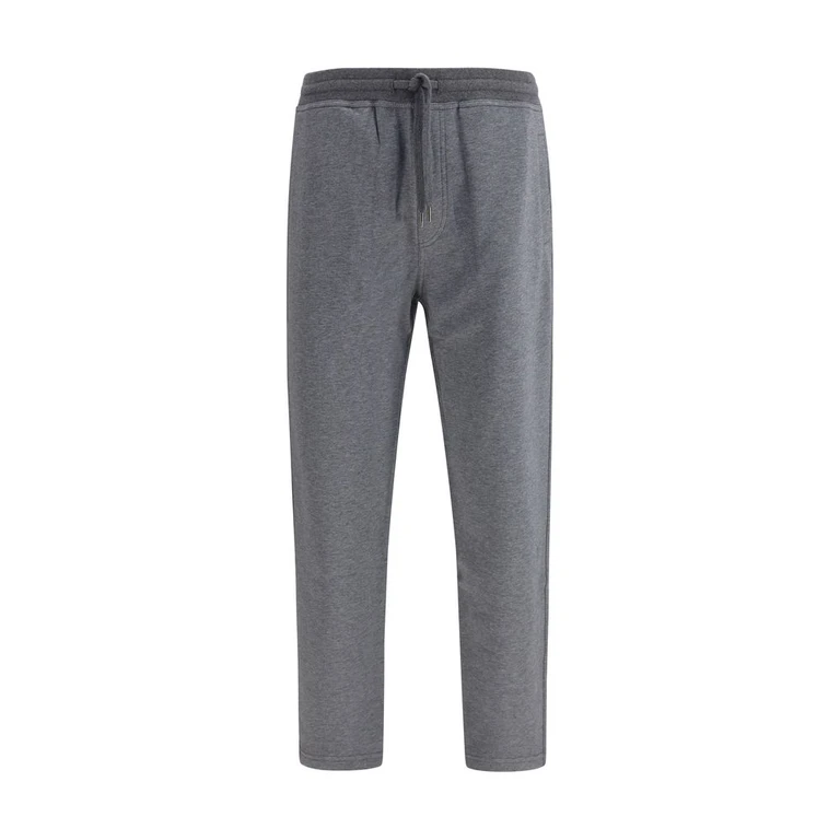 Brunello Cucinelli Gray Cotton Casual Pants - Men