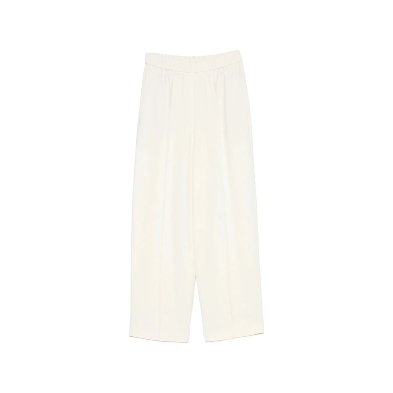 Elasticated-waistband Trousers