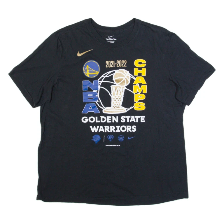 NIKE Golden State Warriors Mens T-Shirt Black USA XL