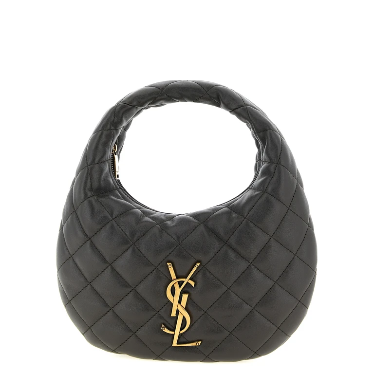 Saint Laurent Brown Lamb Leather Handbag Bag - Women