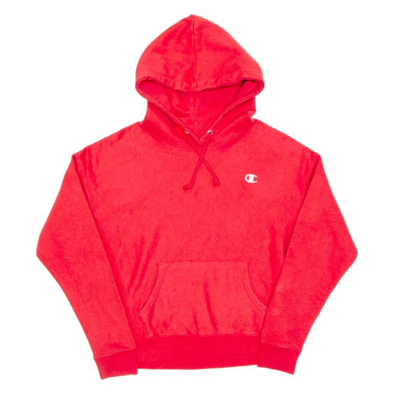 CHAMPION REVERSE WEAVE Womens Red Hoodie M