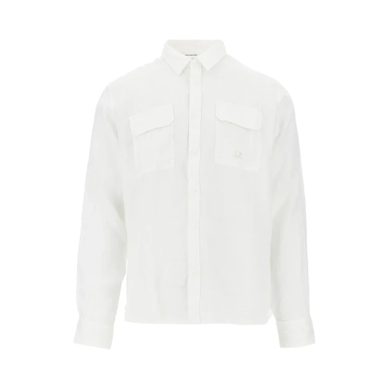 CP COMPANY Linen Utility shirt Man M