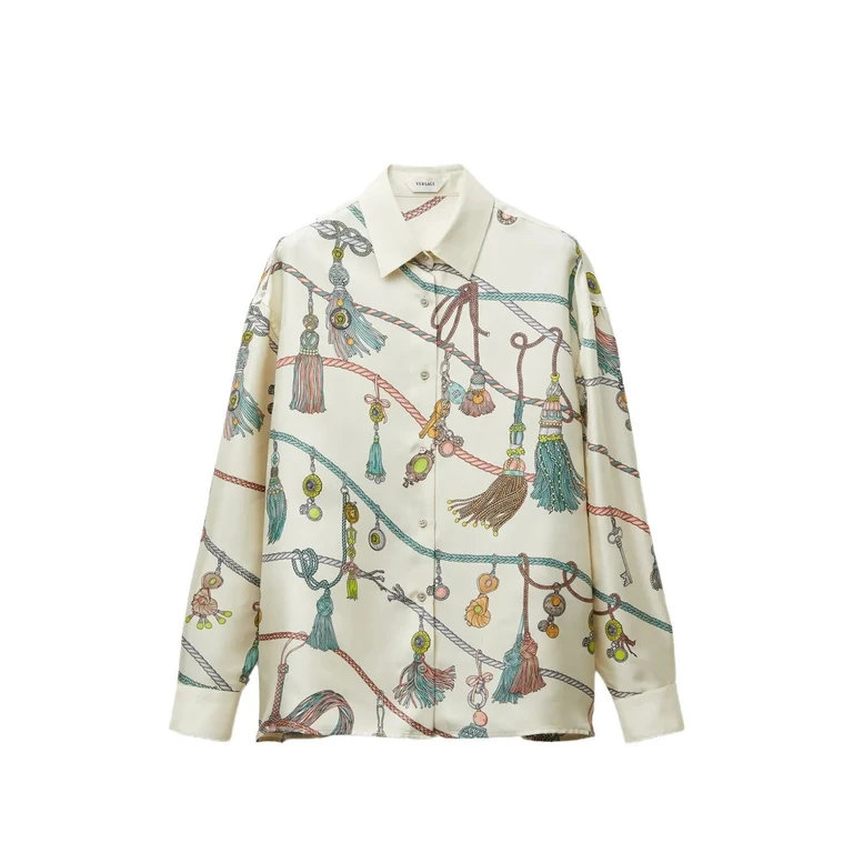 Versace Silk Twill Print Shirt