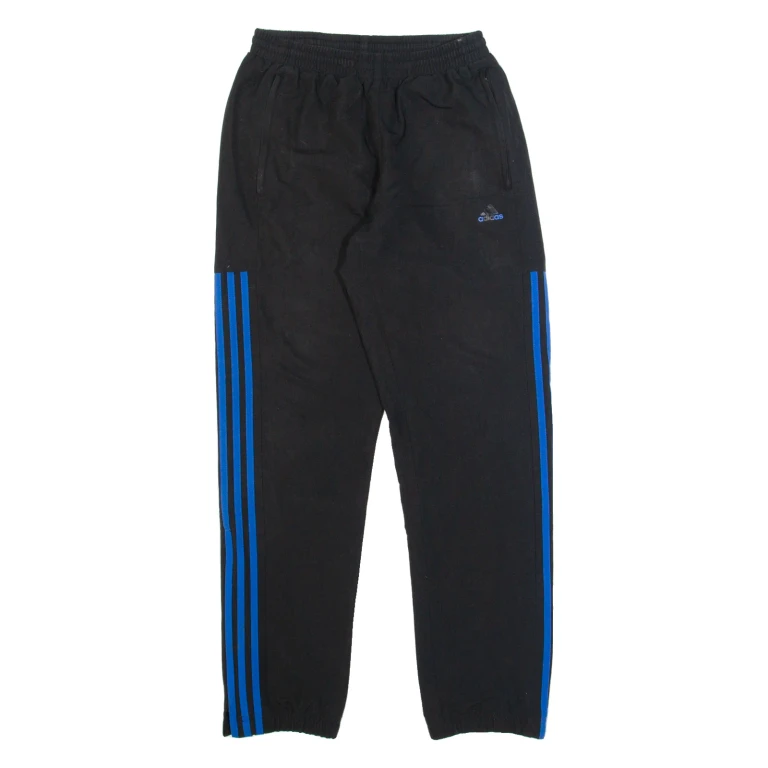 ADIDAS Mens Joggers Black Tapered S W26 L20
