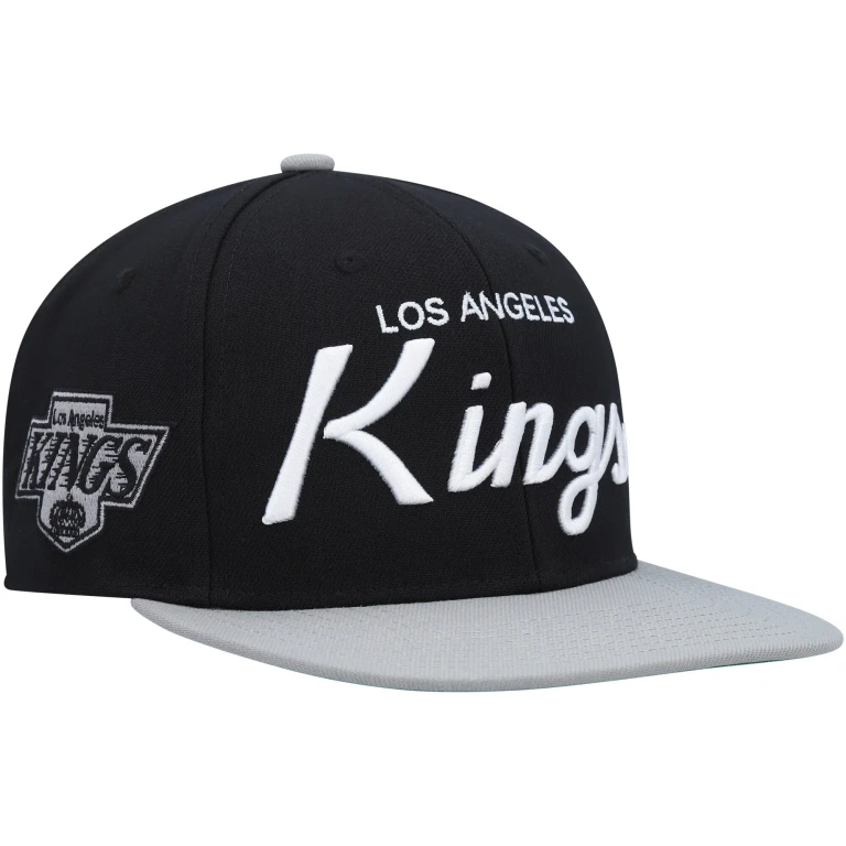 Men's NHL Vintage Script Snapback Kings Snapback Caps