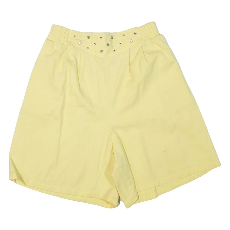 Mens Casual Shorts Yellow XS W26