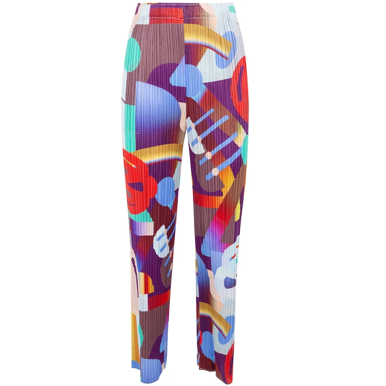 PLEATS PLEASE Pantaloni Gioco "Playground"