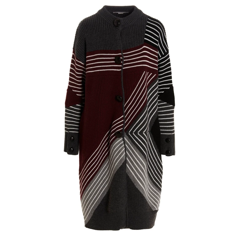 Stella McCartney Multicolor Virgin Wool Coat Clothing - Women