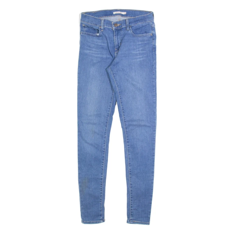 LEVI'S 710 Womens Jeans Blue Slim Skinny W28 L32