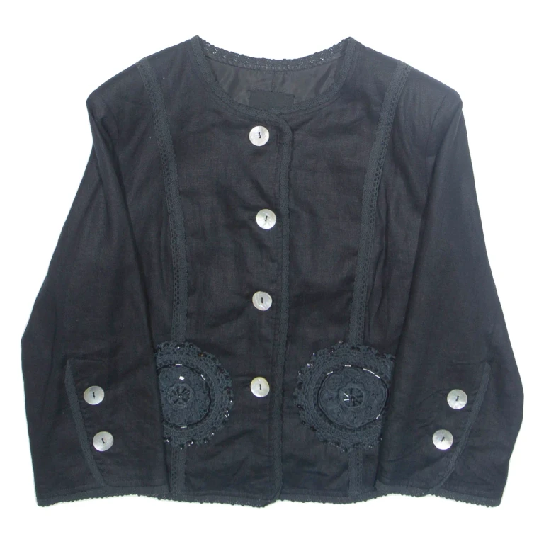 MALVIN Womens Blazer Jacket Black M