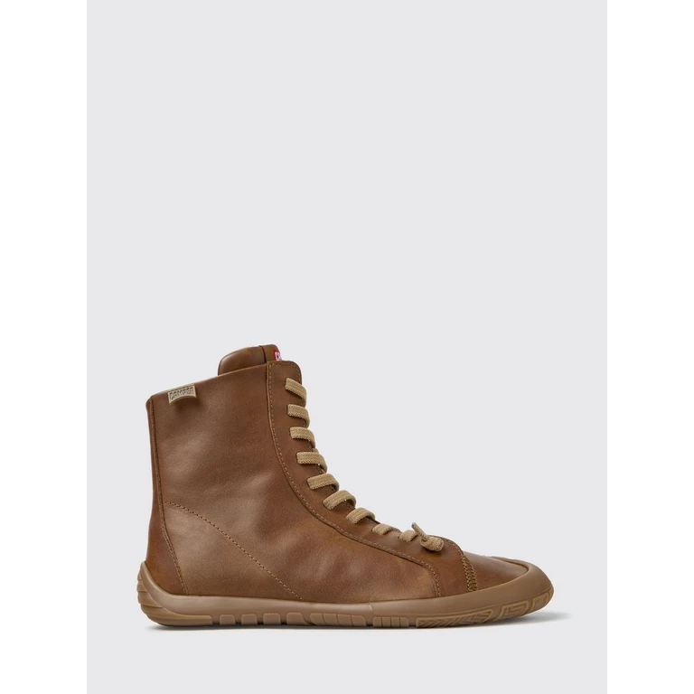 Peu Path+ Smooth Leather Ankle Boots with Side Zip and Low Heel (K400861-003PEUPATH+0)