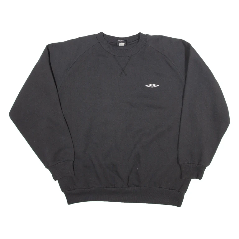 REEBOK Womens Sweatshirt Black 2XL