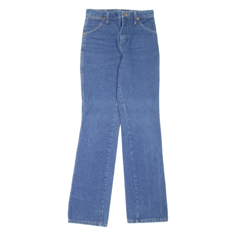 WRANGLER Womens Jeans Blue Regular Bootcut W24 L32