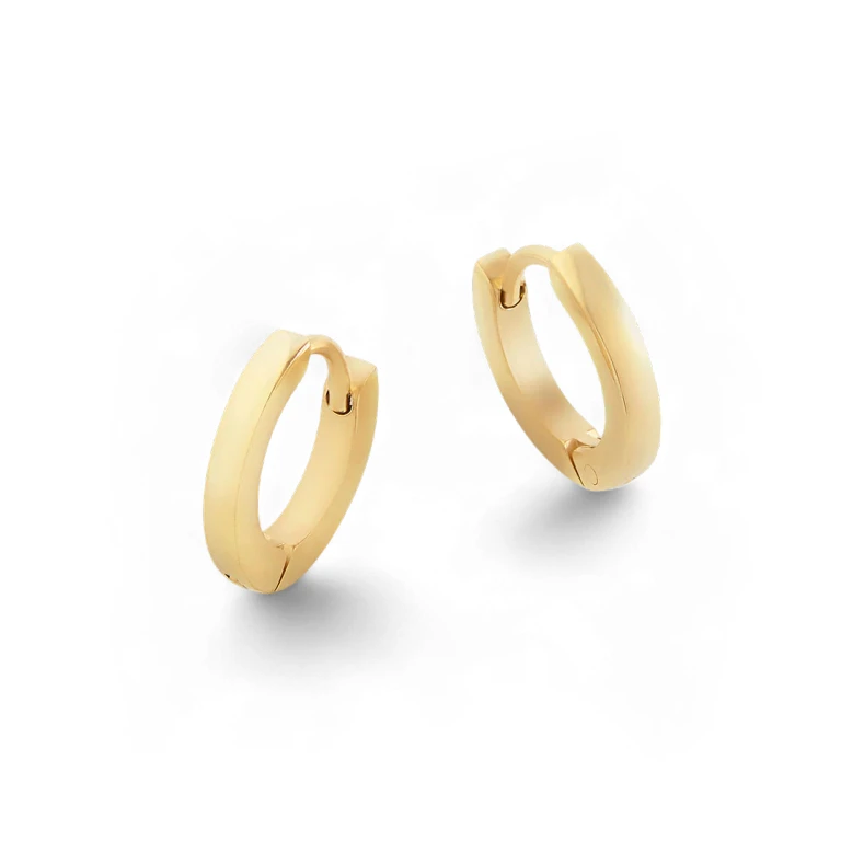 Dainty Huggie Hoop Earrings