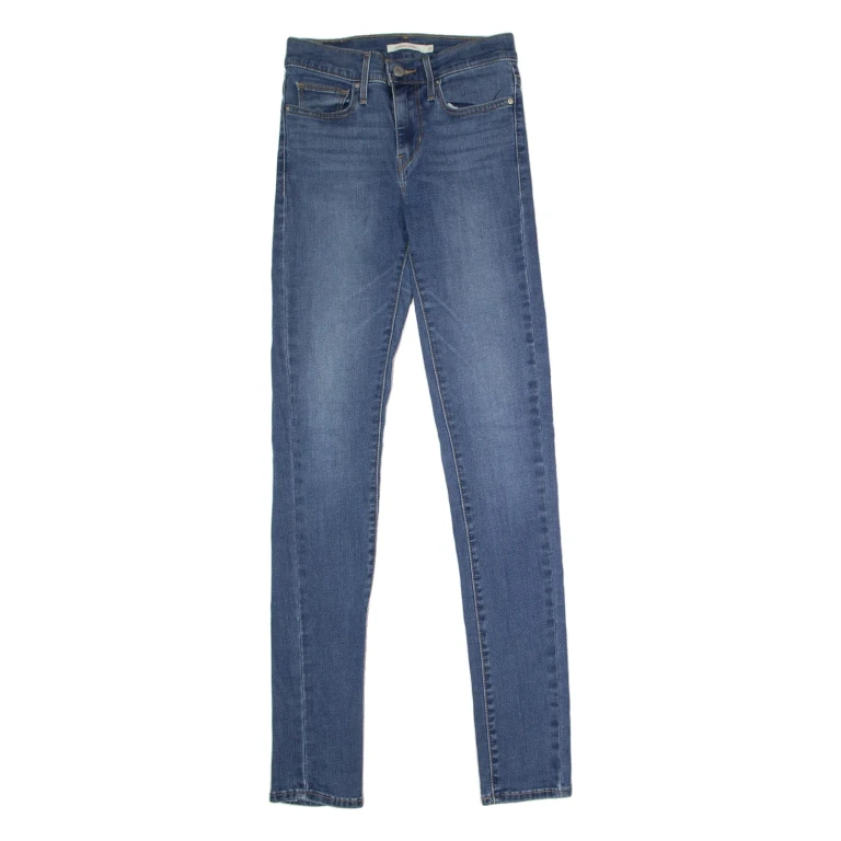 LEVI'S Womens Jeans Blue Slim Skinny Stone Wash W25 L32