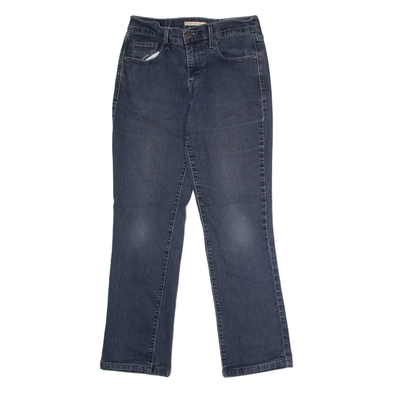 LEVI'S 505 Womens Jeans Blue Regular Straight W28 L28
