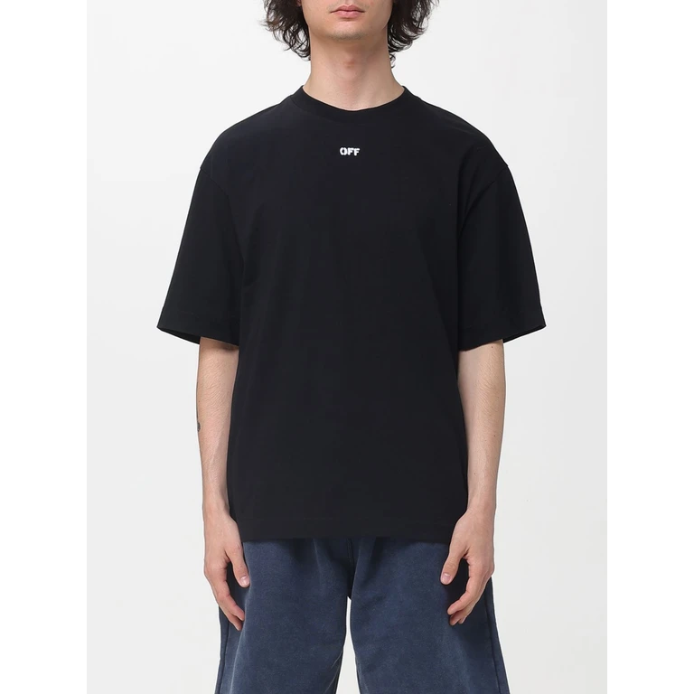 OFF-WHITE T-Shirt Men color Black (44MAA120S26J00J1000)