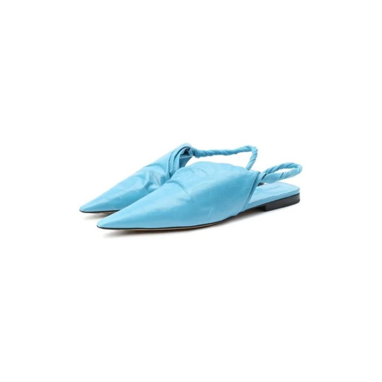 Bottega Veneta Leather Ballerina Shoes