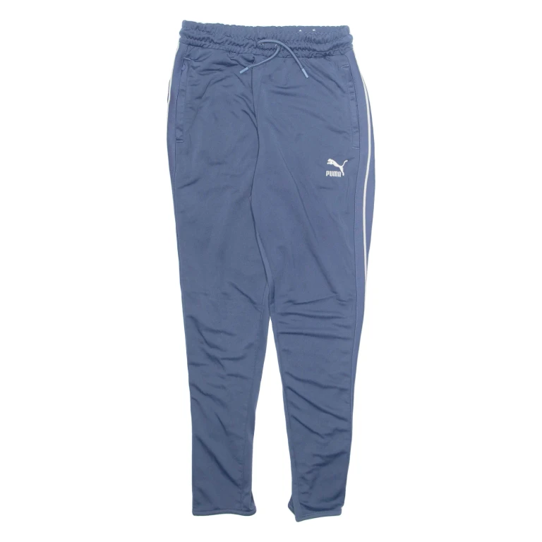 PUMA Mens Joggers Blue Tapered S W26 L28