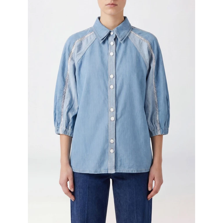 Shirt Woman color Blue (351608L0034)