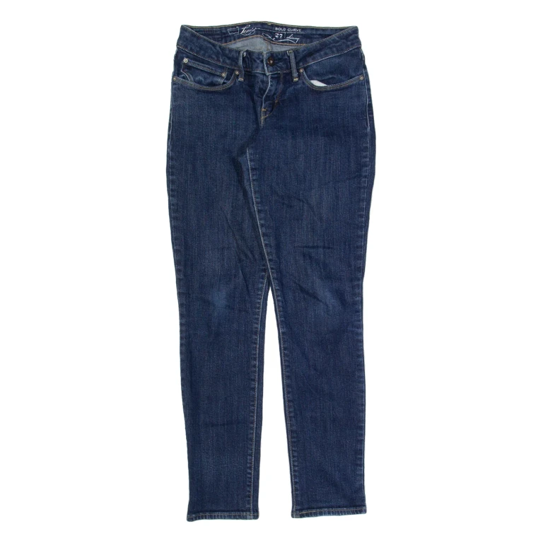 LEVI'S Bold Curve Womens Jeans Blue Regular Skinny Stone Wash W27 L30