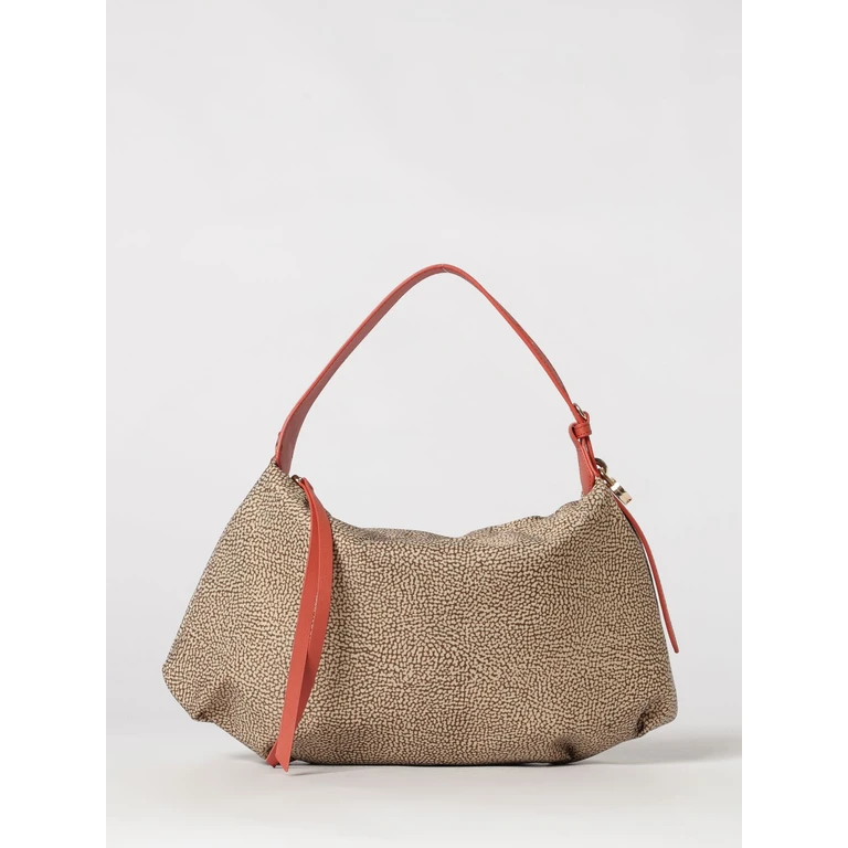 Polka Dot Recycled Nylon Hobo Bag with Leather Handle (91010231A035)
