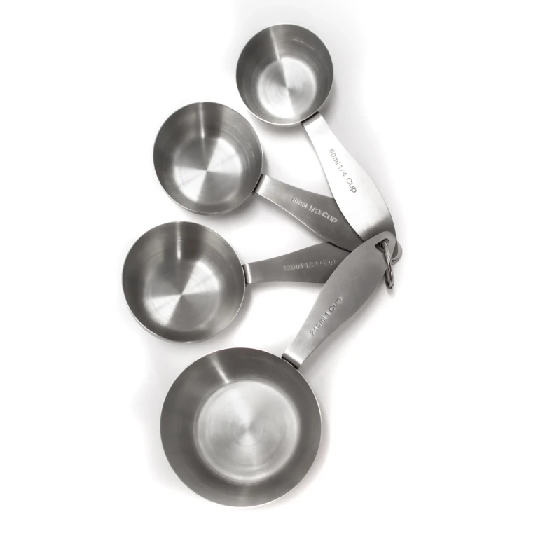 Stainless Steel 4pc Measuring Cup Set