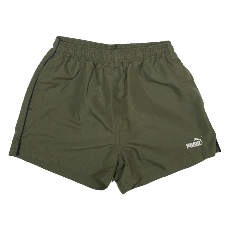PUMA Mesh Lined Mens Swimming Shorts Green M W26
