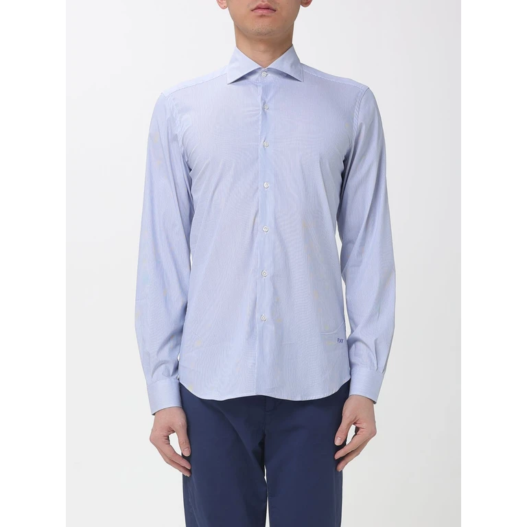 Shirt Men color Blue (NCMA152259SZBEU802)