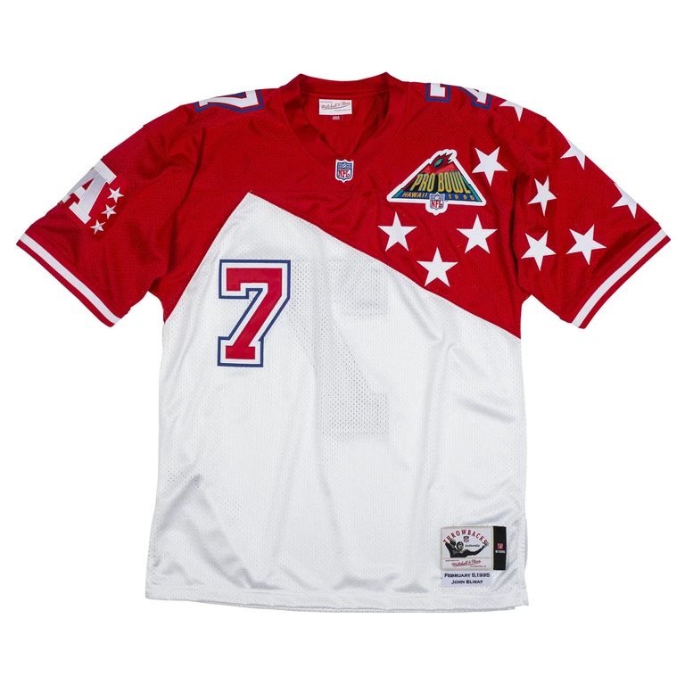 Men's NFL Afc Pro Bowl Authentic Jersey 94-95 John Elway Jerseys