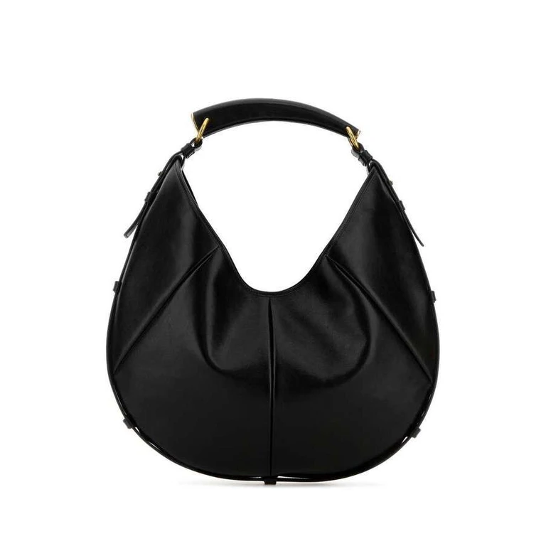 Black Leather Medium Mombasa Shoulder Bag Neronero Borse A Mano
