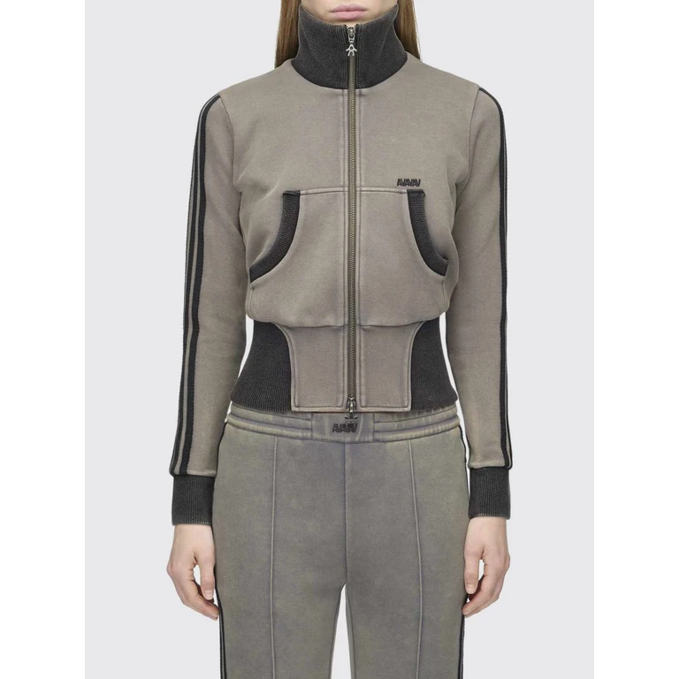 Avavav x Zip Sweatshirt with Turtleneck in Cotton Blend (KQ5922)