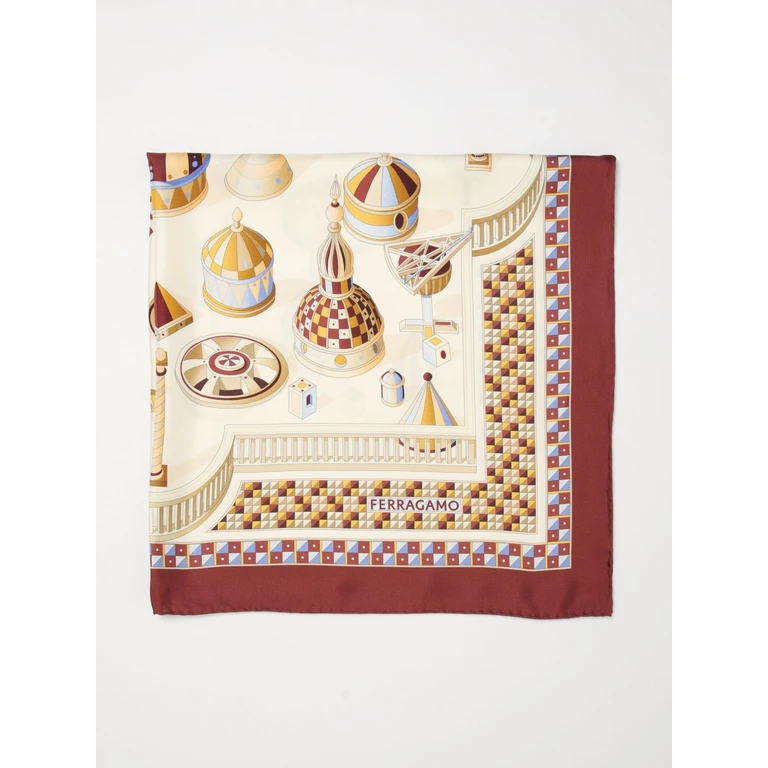 Neck Scarf Woman color Burgundy (310197779331003)