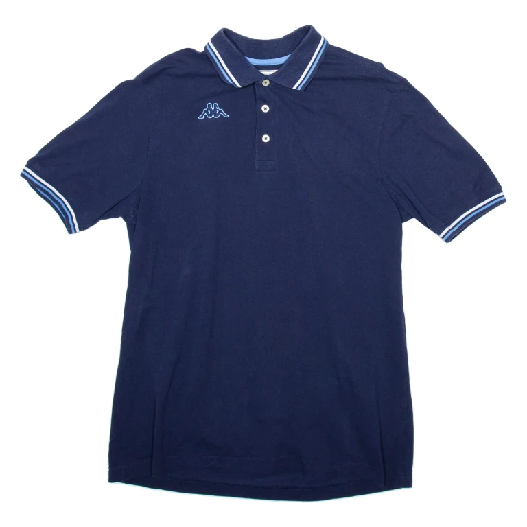 KAPPA Mens Polo Shirt Blue L