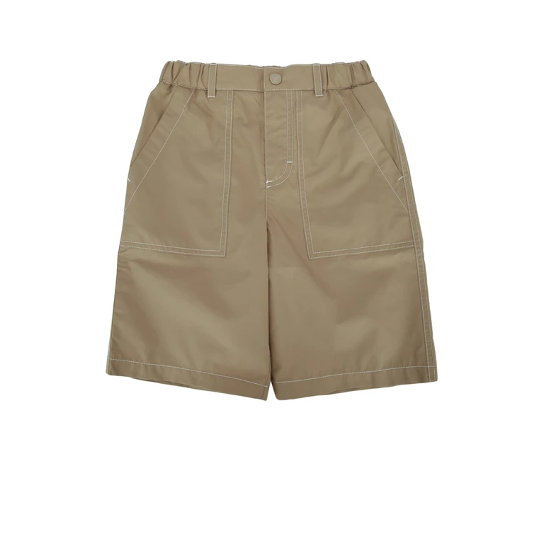 Moncler Jr Shorts Beige