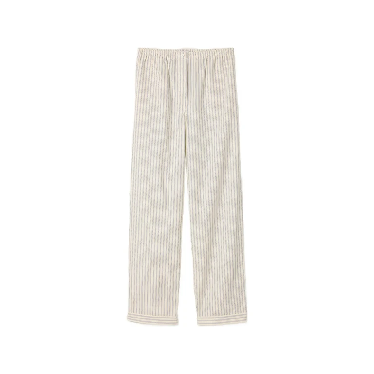 Miu Miu Striped Poplin Pajama Pants