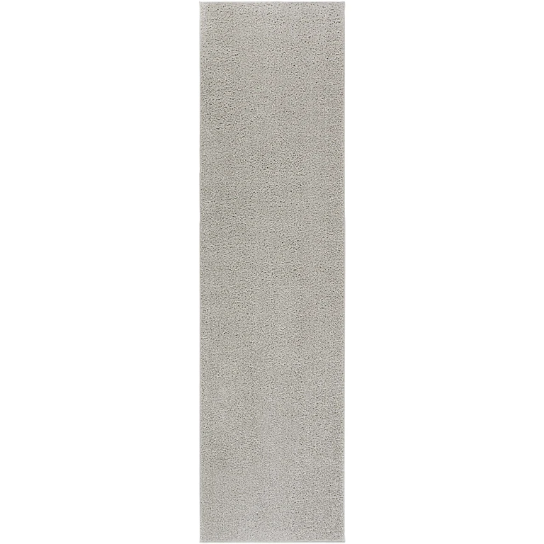 Judy Solid Gray Washable Shag Rug - Clearance