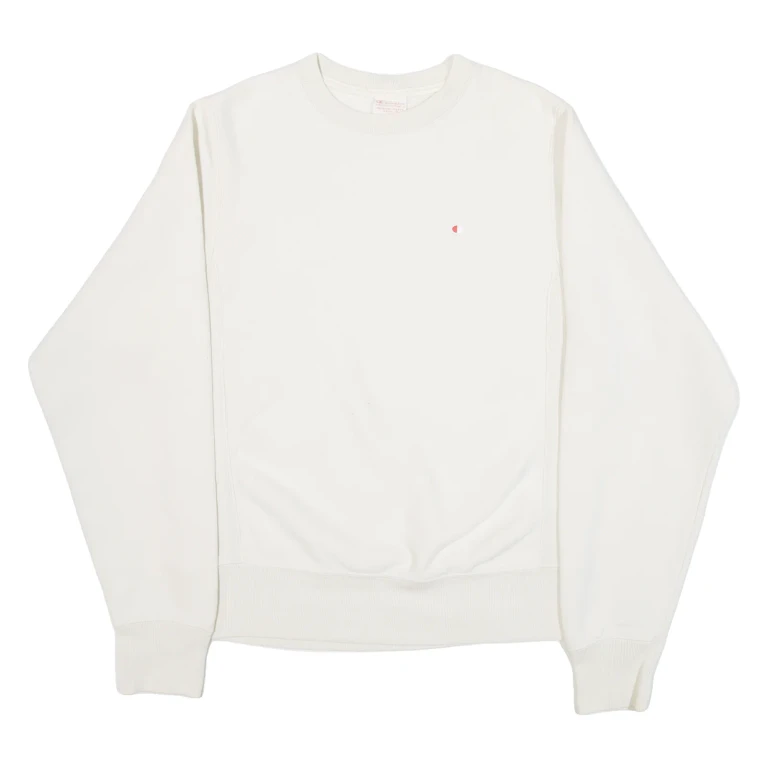 CHAMPION REVERSE WEAVE Mens Sweatshirt Beige XS