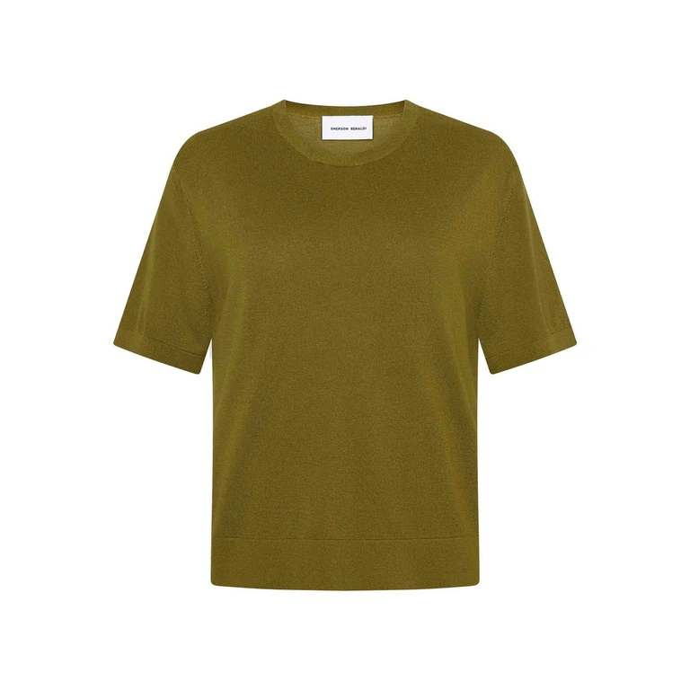 Emerson Renaldi Pull Col Rond - Vert Foncé (EMESS250206)