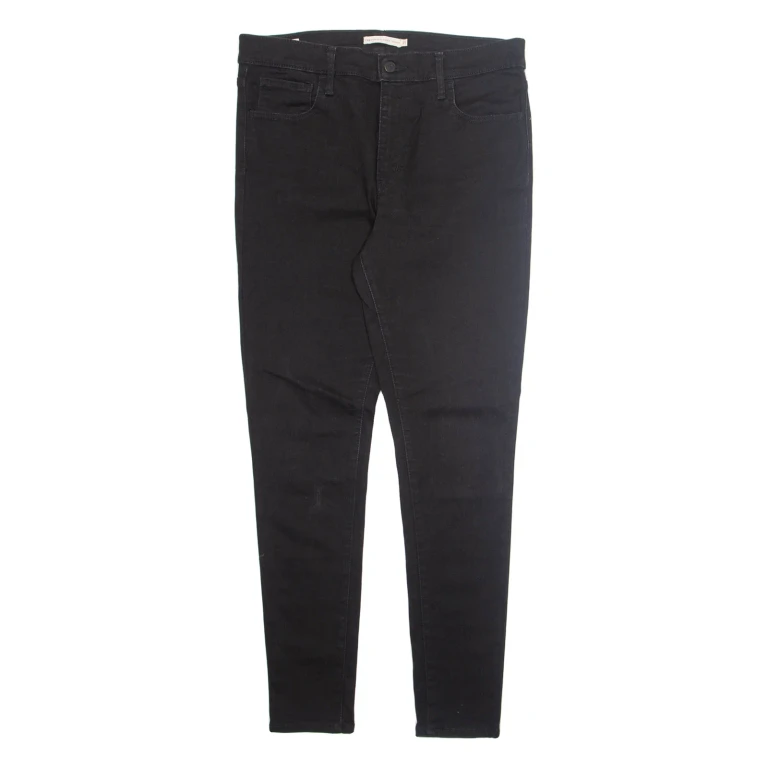 LEVI'S Womens Jeans Black Regular Tapered W31 L30
