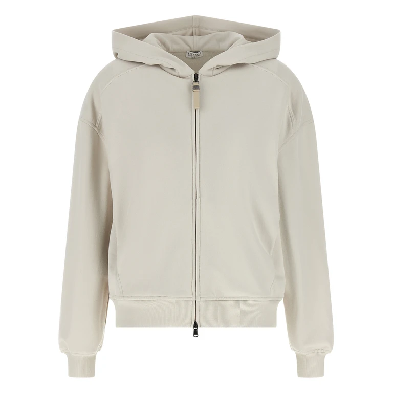 Brunello Cucinelli Beige Cotton Sweatshirt Clothing - Women