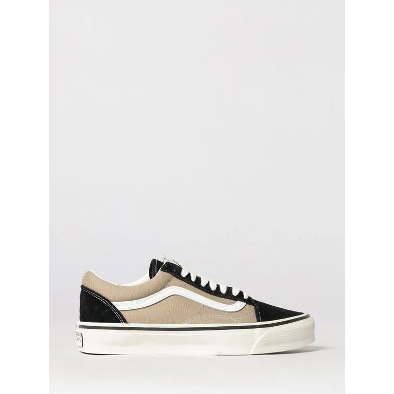Old Skool Sneakers in Cotton Canvas and Suede (VN000D9JGR41)